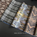 crocodile embossed 3D pattern PU leather DIY